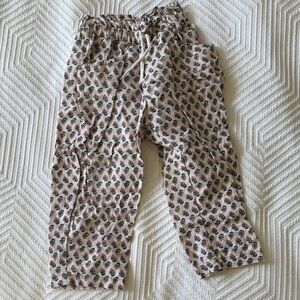 Zara Patterned Drawstring Pants